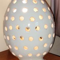 lampada traforata artigianato pugliese 65x32