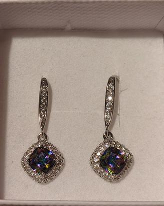 orecchini con zirconi 