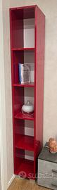 Libreria rosso lucido
