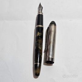 Penna stilografica Delta colore verde marmorizzato