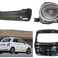 Fiat 500 paraurti musata airbag paraurti fanale 15
