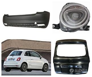 Fiat 500 paraurti musata airbag paraurti fanale 15