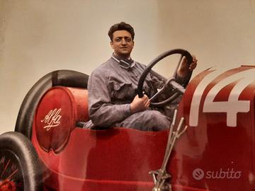 Manifesto enzo ferrari su alfa romeo numero 14