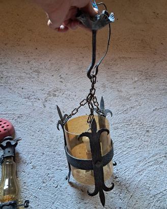 Lampade in ferro battuto