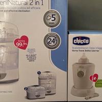 Sterilizzatore e scaldabiberon casa-viaggio Chicco