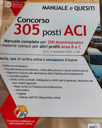 LIBRO x CONCORSO ACI  EDIZIONI SIMONE