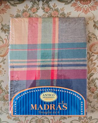 Tovaglia in Cotone "Madras" per 6 Persone