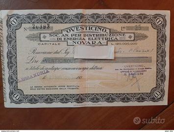 NOVARA Quietanza Soc.Ovesticino Fil.Alessandria.36