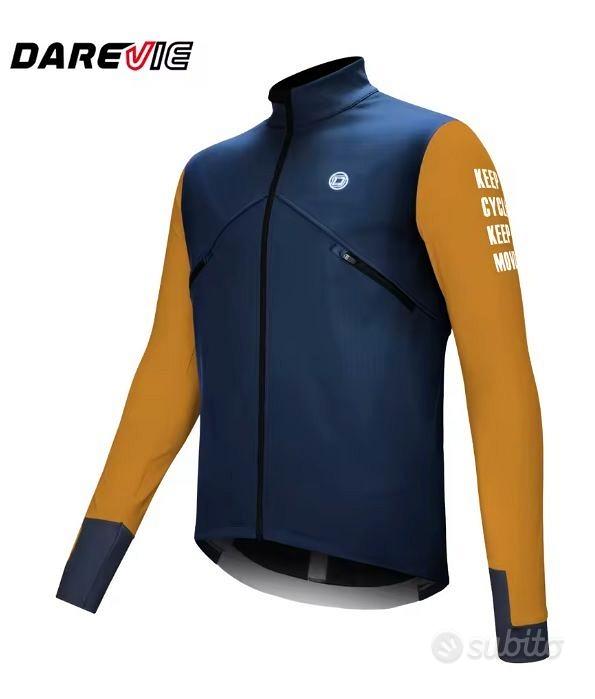 Lixada Set Ciclismo Invernale Uomo – Maglia E Pantaloni Termici In Pile, Antivento, Con Tasche E Strisce Riflettenti