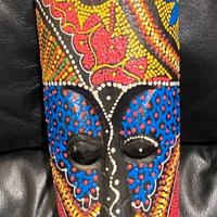 Arte Africana maschera in legno da parete