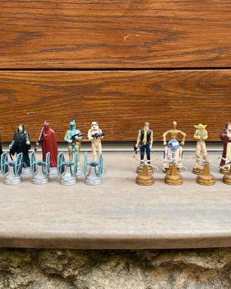 Set completo di scacchi Star Wars gioco tavolo