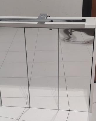 specchiera mobiletto per bagno con luce led