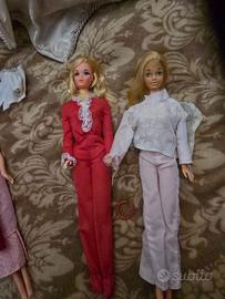 2 barbie anni 70 con skipper