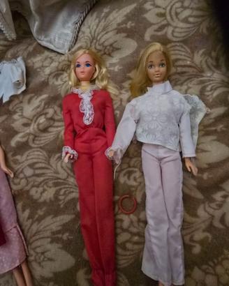 2 barbie anni 70 con skipper