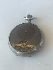 Orologio da tasca in argento Hebdomas  1900
