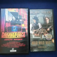 2 vhs driving force +wild wild west