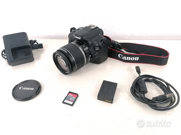 Reflex Canon 100D FULL HD Touch COME NUOVA