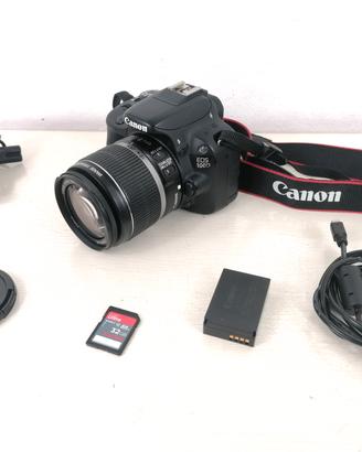 Reflex Canon 100D FULL HD Touch COME NUOVA