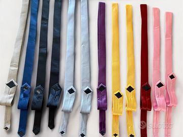 Cravate slim eleganti uomo / varie colorazioni
