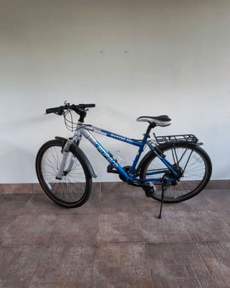 bici mountain bike blu uomo come nuova