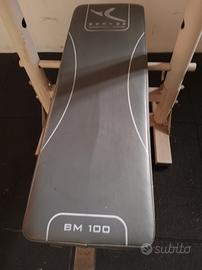 panca  palestra bm 100 domyos con sbarra 