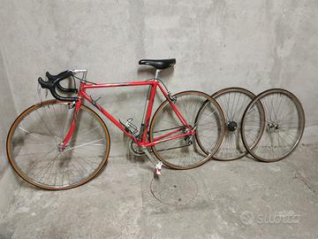 BICI DA CORSA🚴+2 RUOTE DI SCORTA DA GARA 36 RAGGI