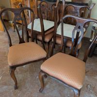 Set di 6 Sedie  classico anni '60 - Restaurate