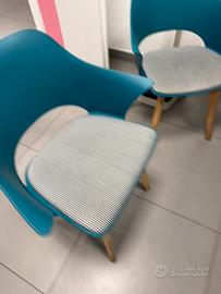 due sedie di l moderne