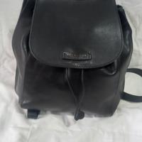 zaino the bridge nero in pelle 