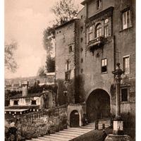 RARA Stampa Epoca ROMA - Palazzo dei BORGIA
