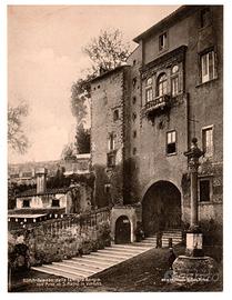 RARA Stampa Epoca ROMA - Palazzo dei BORGIA