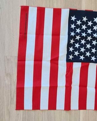 Bandana bandiera Stati Uniti d'America USA in coto