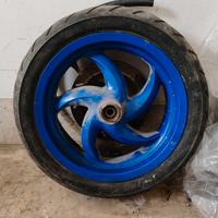 Cerchio anteriore runner 50 blu + disco