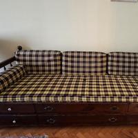 Divano letto + sedia a dondolo