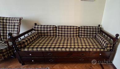 Divano letto + sedia a dondolo