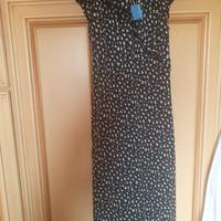 Abito longuette con cart. 100%viscosa Laura Conti 