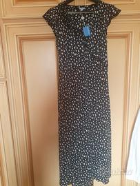 Abito longuette con cart. 100%viscosa Laura Conti 