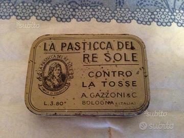 Antica scatola "La pasticca del Re Sole"