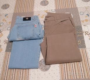 Pantaloni donna Jeans T. 44/46 l'altro 50 Cotone! 