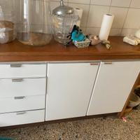 Mobile Buffet con cassetti piano in legno massello