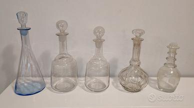 antiche Bottiglie porta rosolio del '900 n. 5