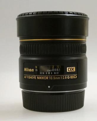 Nikon AF DX Fisheye-NIKKOR 10.5mm f/2.8G ED -USATO