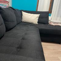 divano angolare con contenitore