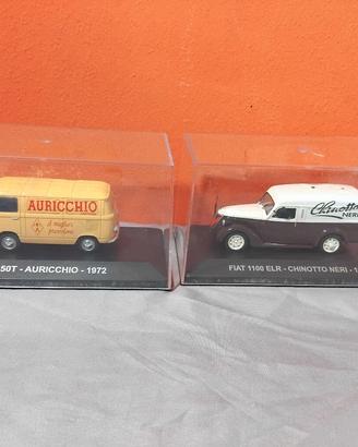 Modellini furgoni Fiat, Auricchio e Chinotto