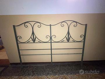 Testata letto in ferro battuto