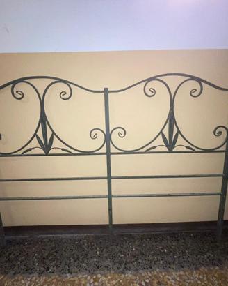 Testata letto in ferro battuto