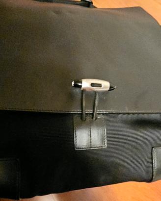 Montblanc borsa nera in pelle