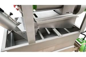 Gruppo defogliatura e lavaggio minifrantoio