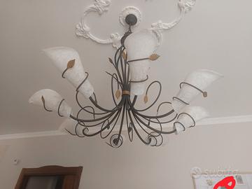 lampadario 8 luci