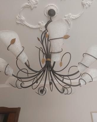 lampadario 8 luci